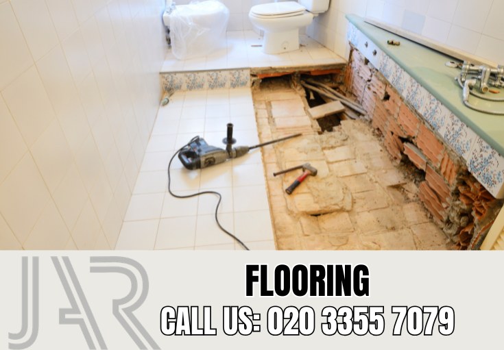 Bathroom Flooring Installation by Brentford Bathroom Fitters